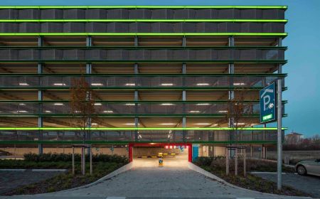Parkhaus Heilbronn - Fassadenverkleidung - Ansicht