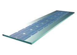 Glaslamellen mit Photovoltaikzellen - Shadovoltaik